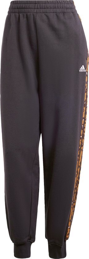 adidas Sportswear Essentials 3-Stripes Animal-Print 7/8 Broek - Dames - Zwart- S