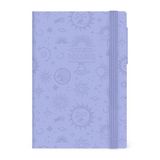 LEGAMI Agenda 2027 - Week op 2 pagina's - Verticaal - 12x18cm - Hardcover - Cosmic Lilac