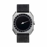 Slow Watches SLOW JO 14 Polshorloge Unisex Quartz Zwart/Grijs