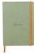 Rhodia 117441C - Soepel Notitieboek Celadon - A5 14,8 x 21 cm - Dot Stippen - 160 pagina's - Clairefontaine Ivoor Papier 90 g/m² - Leeslint, Elastieksluiting - Imitatieleer - Collectie Rhodiarama