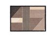 Barbara Becker Deurmat Sense, vuilvangmat, wasbaar, voor entree woningdeur, voetveger, deurmat, taupe, 67 x 110 cm