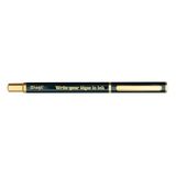 Mr. Wonderful - Boli - Write your ideas in Ink - Balpen van metaal - Balpen met blauwe inkt
