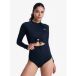 Roxy Beach Essential Shorty Combinaison à manches longues femme fermeture éclair arrière