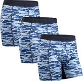 DANISH ENDURANCE Sportonderbroeken Heren - Quick Dry - Sport Boxershorts - 3 pack - Camouflage - Maat M
