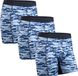 DANISH ENDURANCE Sous-vêtements de sport Hommes - Quick Dry - Boxer de sport - 3 pack - Camouflage - Taille M