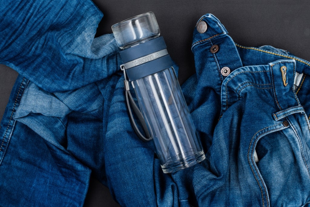 T-bottle theebeker Denim