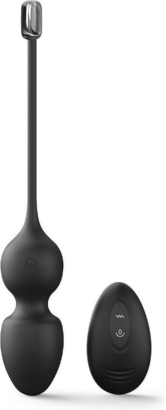 Dorcel Love Balls - Vibrerende Kegel Balls Met Afstandsbediening - Zwart