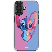 Icecat Coque Pour iPhone 17 STITCH ET ANGEL BLEU ET ROSE