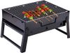 Houtskoolgrills, Char Broil BBQ Pit Grill voor outdoor camping (middel), zwart
