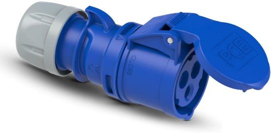 GP PCE Caravanstekker, blauw, PCE213-6, 250 volt