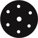 RODAC Pad 150mm, Low Profile, Hook, CV (6+1)