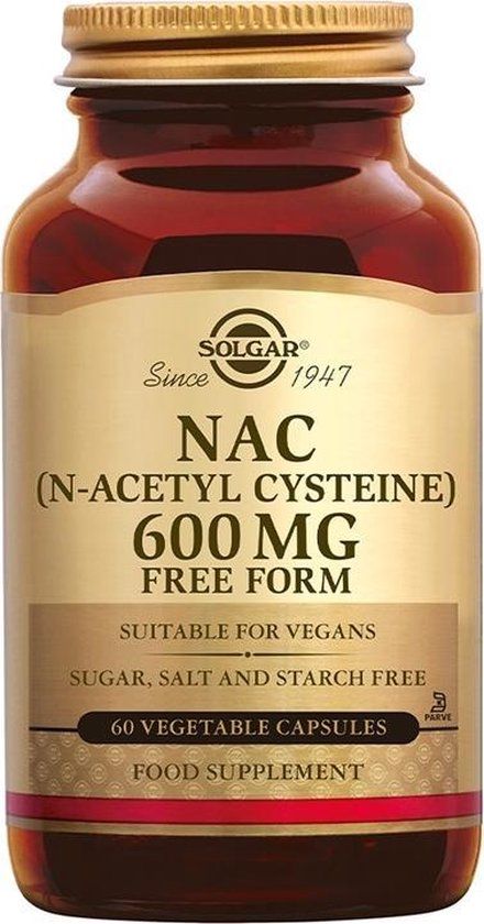 Solgar NAC 600 mg Capsules