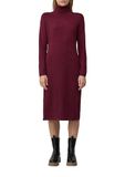 s.Oliver Gebreide jurk bordeaux
