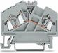 WAGO 280-641 Doorgangsklem 5 mm Spanveer Toewijzing: L Grijs 100 stuk(s)