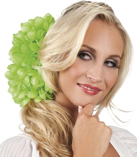 Partywinkel Haaraccessoire Dahlia Limoengroen