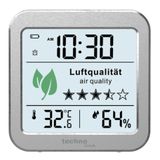 Technoline WL 1020 Zilver Weerstation - Luchtkwaliteit, Binnenhygrometer, Binnenthermometer