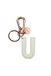 Legami My Initial - Key Ring - U - White