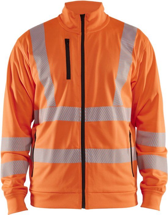 Blåkläder High Vis Sweatshirt met rits 3563-2538 - High Vis Oranje - XL
