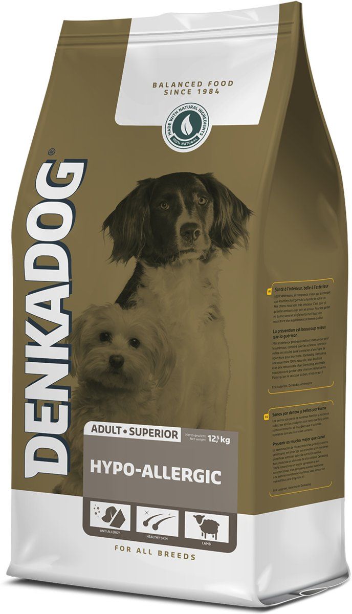 DENKADOG Superior Hypo-Allergic Lam&Rijst 12.5 kg