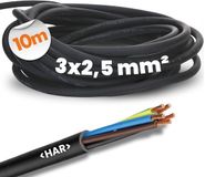 Lapp 10 meter H07RN-F 3x2,5 mm² flexibele rubberkabel