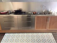 JYG DUCHESSE Kitchen Runner Rug - 60x600cm - Vinyl - Vintage - Multicolor