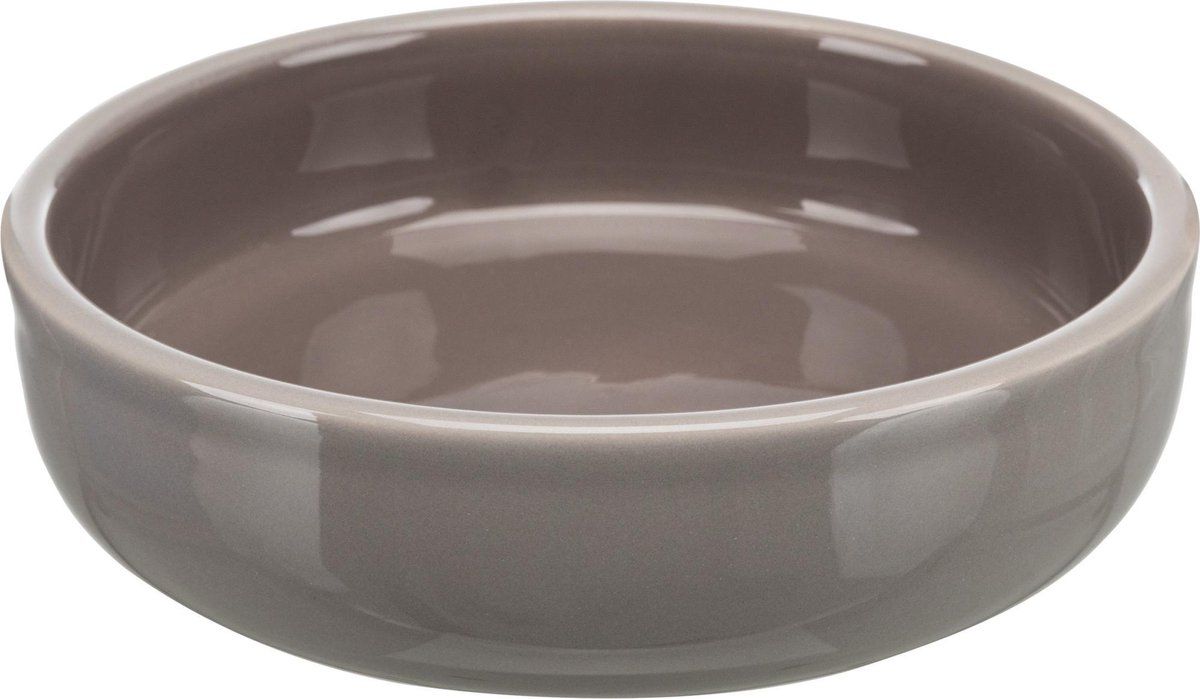 TRIXIE Voerbak Korte Snuit Keramiek Assorti 300 ml 15 cm - grijs
