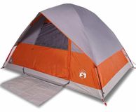 Orange Tente de camping imperméable pour 2 personnes
