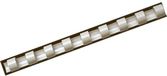 Fellowes Bindruggen voor plastic binding, 16 mm diameter, 21 ringen, voor A4-documenten, wit, verpakking van 25 stuks