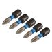 Draper 04934 Cross Slot/PH Type Impact Schroevendraaier Bits, No.1 x 25mm (Pack van 5)