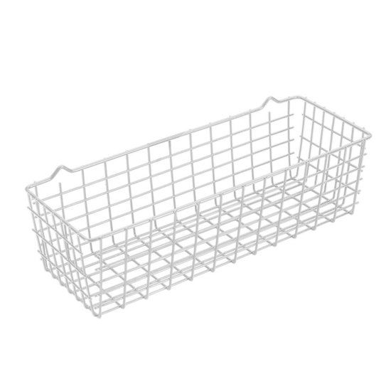 Metaltex Pandino Opbergmand - 33 x 12 x 9 cm - Wit