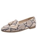 Tamaris Dames Instappers 1-24221-44 483 Beige Leer/Synthetisch Maat 36