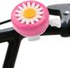 Crestara Sales Vélo cloche avec motif tournesol - blanc rosé