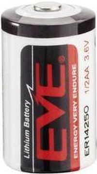EVE ER14250 Pile spéciale 1/2 AA Lithium 3.6 V 1200 mAh