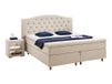 Atlantic Home Collection Boxspringbed CLAIRE, 180x200 cm, incl. Topper H3 Bonell-binnenvering. 180 x 200 cm crème