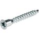 Häfele Raccord en une pièce Confirmat tête fraisée pour trou de forage Ø 5 mm acier avec empreinte cruciforme PZ3 galvanisé, 7x50 mm