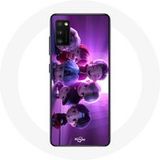 Maniacase Hoesje voor Samsung Galaxy A41 BTS TinyTAN Animatie Poster RM Jin Suga J-Hope Jimin V Et Jungkook Mic Drop