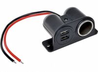 ProPlus sigarettenaansteker/USB-opbouwdoos 12/24V - 2.1amp