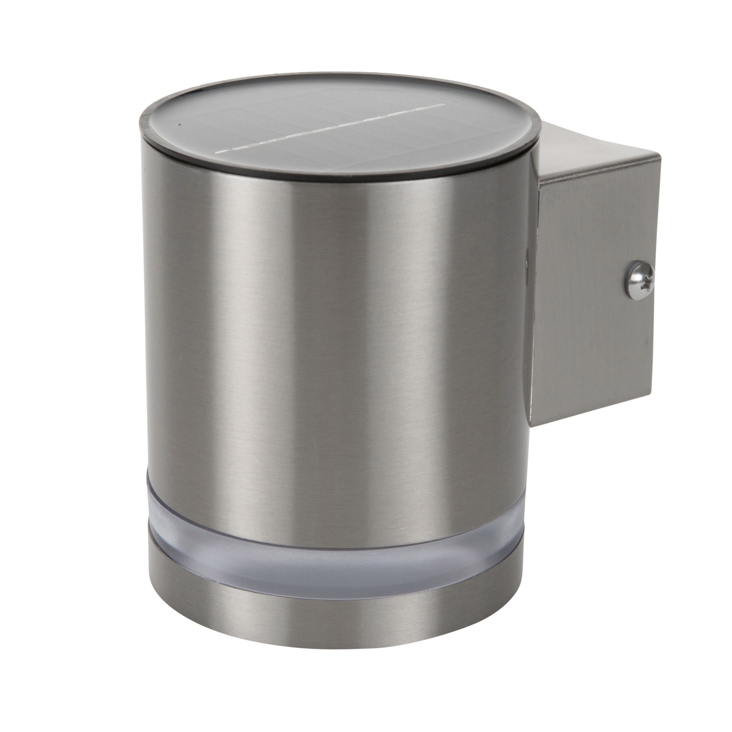 Smartwares Solar LED Wandlamp - Zilver - IP44 - Rond