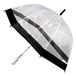 ENTRE TEMPS - DI284 - Parapluie Long Dome Transparent Automatique Pliant - Coloris Aléatoire