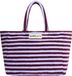 Bongusta Naram Weekend Bag - sac de plage - wine & lavender (rouge foncé et bleu)