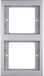 Hager 13237004, Roestvrijstaal, Kunststof, Thermoplastic, Mat, 2 stuk(s)