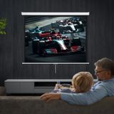 NONE 84 inch 4 tot 3 HD 4K projectorscherm 171x128 cm kunststof metalen behuizing voor thuisbioscoop