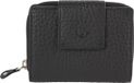 Voi Dames portemonnee Grain Leather Leer - zwart