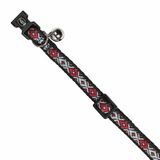 Nobby 53052-05 Kattenhalsband Ruit Zwart
