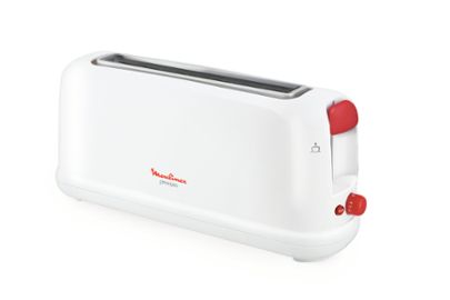 Moulinex LS160111 Broodrooster - 1 Sneetje - 1000W - Rood/Wit