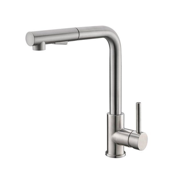 Wiesbaden Reno Keukenkraan met Uittrekbare Handdouche RVS 24.3709