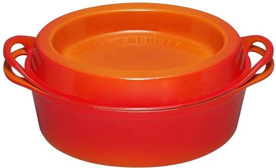 Le Creuset Gietijzeren ovale Doufeu® - Oranje-rood - 6.9l - 32cm