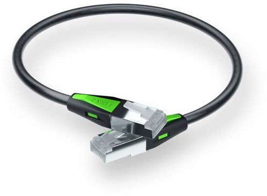 Zyxel ACCESSORY-ZZ0109F netwerkkabel Zwart 0,18 m Cat6a SF/FTP