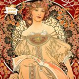 Volwassen Flame Tree Pub Alphonse Mucha - Reverie Jigsaw