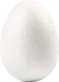 Creativ company Styropor eieren, h: 6 cm, 50 stuks